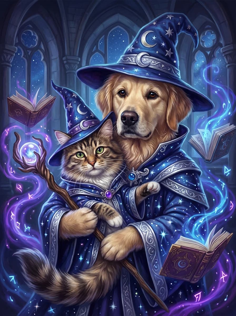 The Wizard - AI portrait