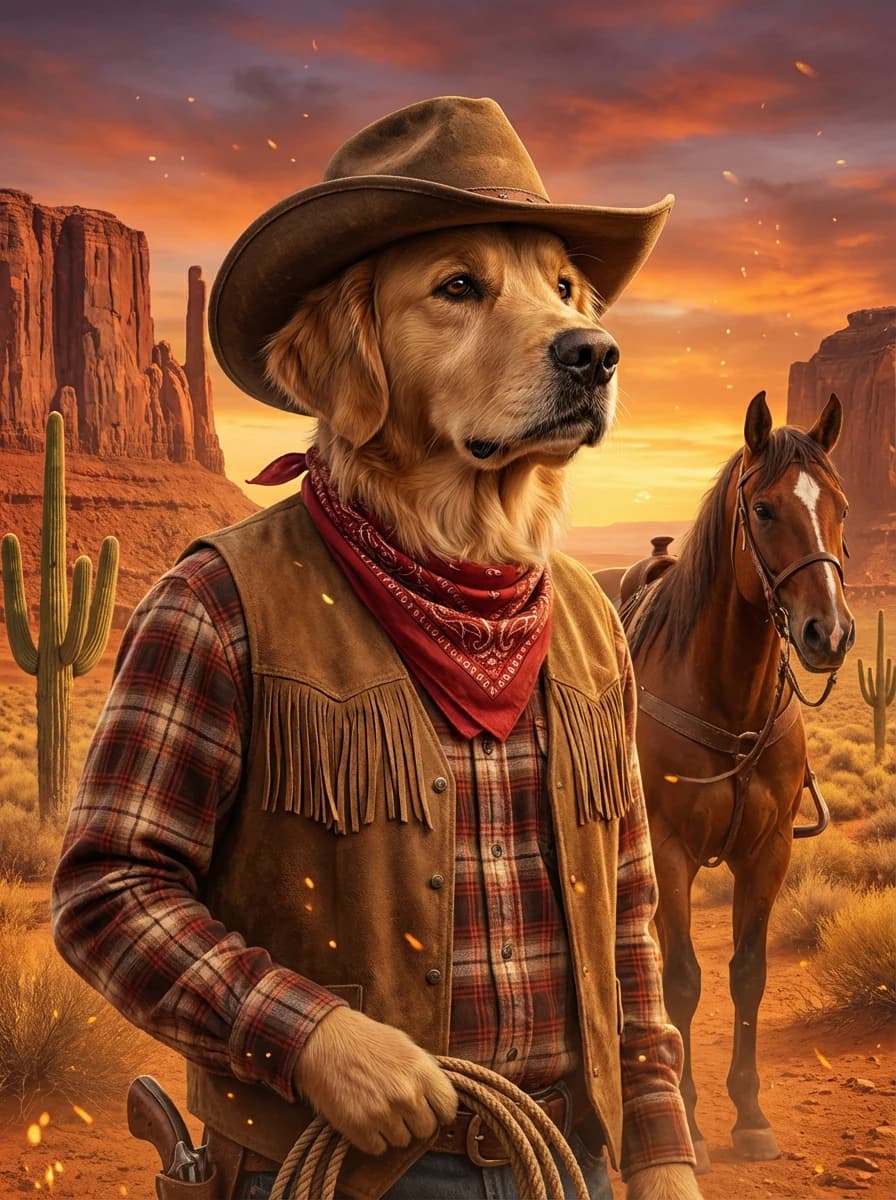 The Cowboy - AI portrait