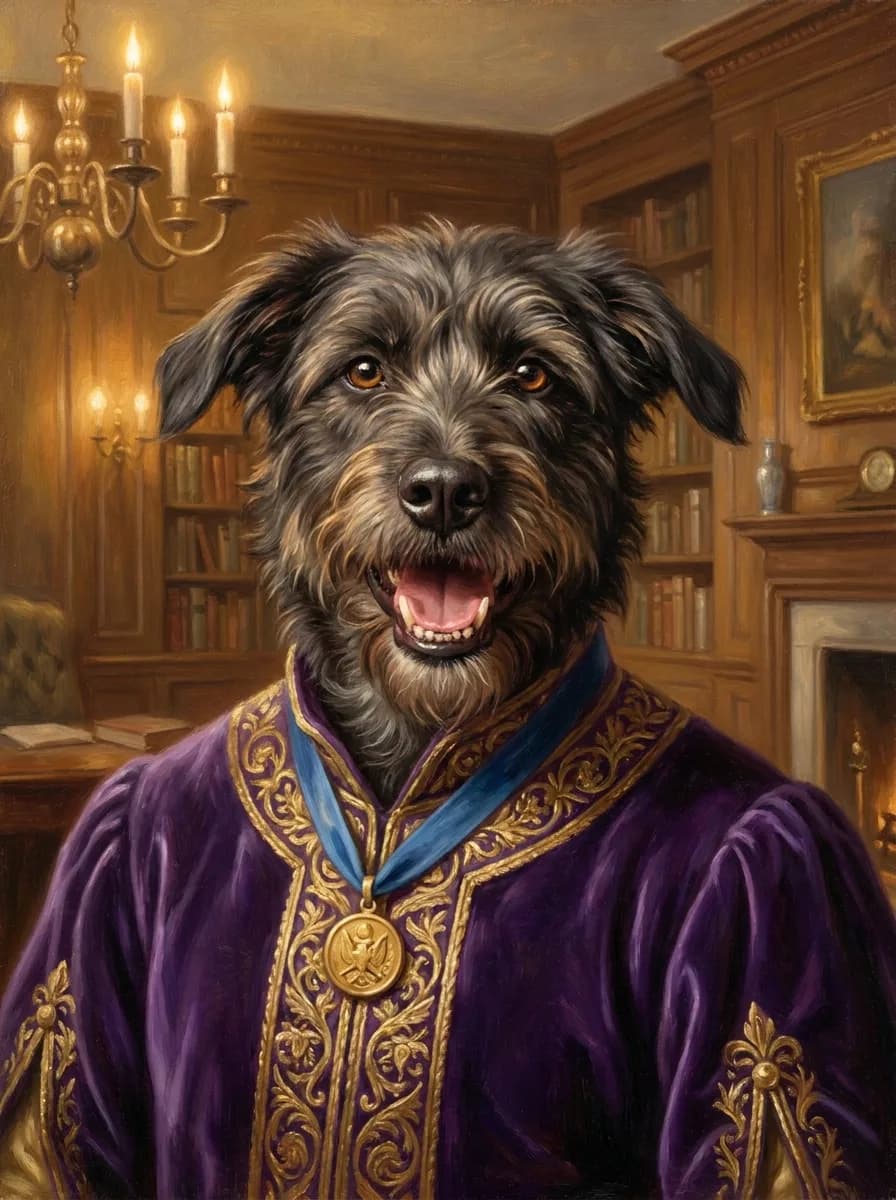 Custom Pet Portrait — Gotcha Day Gift — example portrait