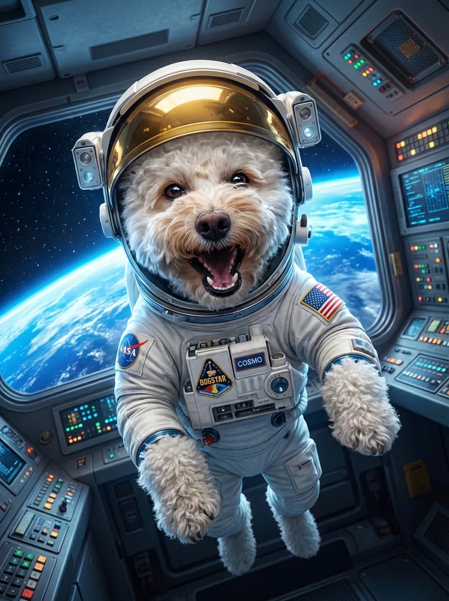 The Astronaut - AI portrait