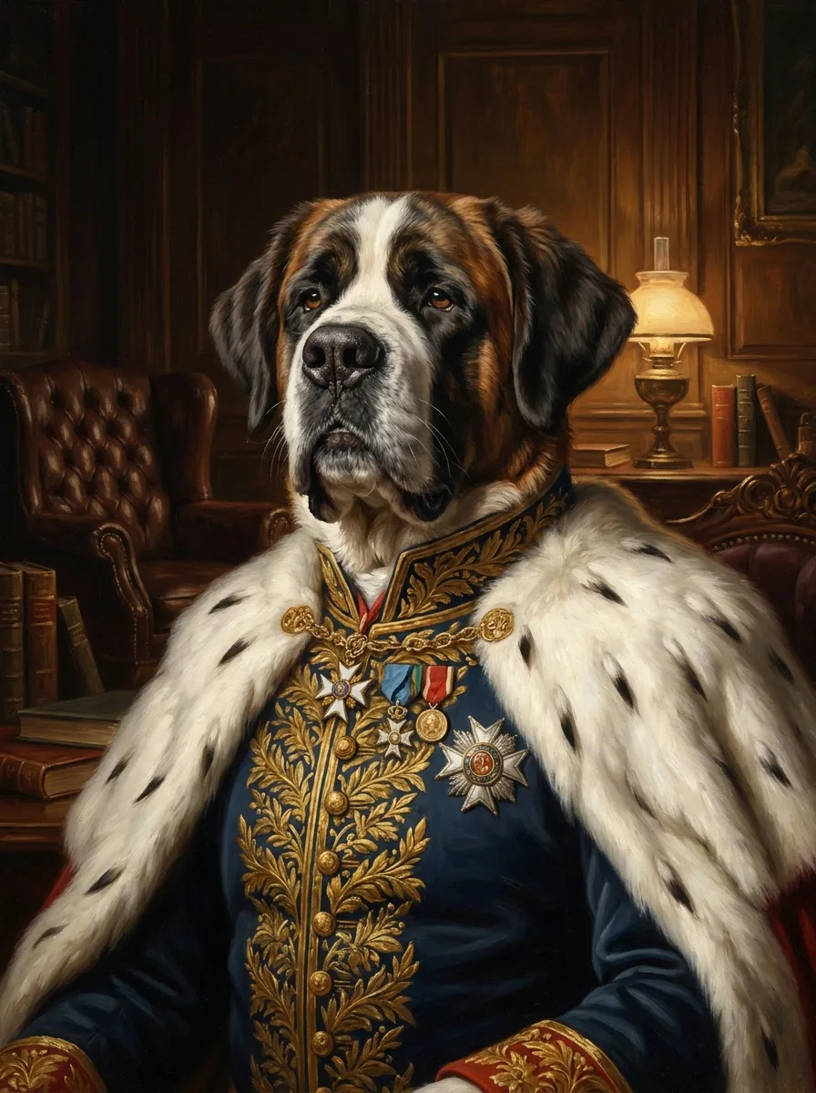 Custom Pet Portrait — Father's Day Gift: example portrait