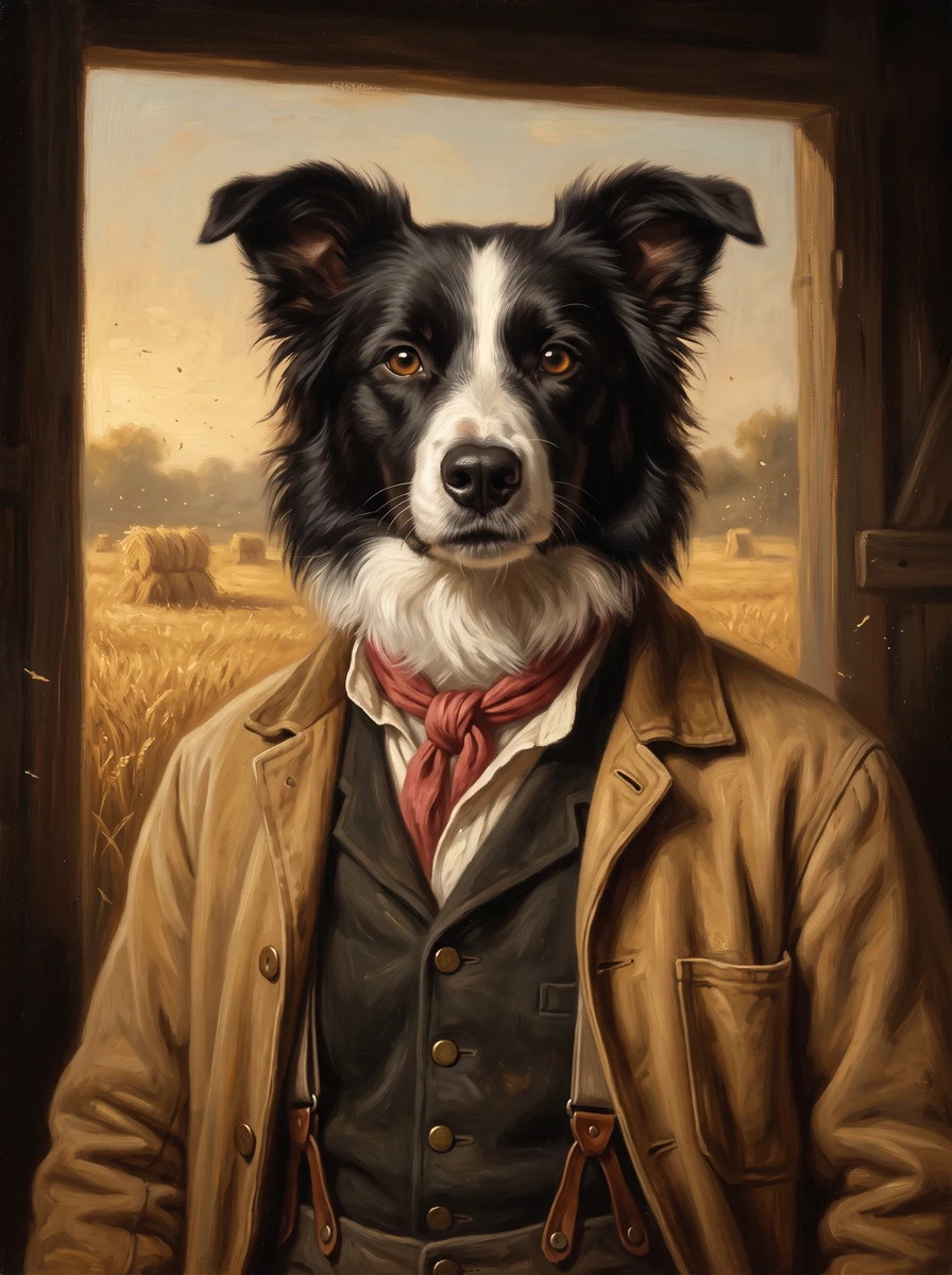 Custom Pet Portrait — Labor Day Gift: example portrait