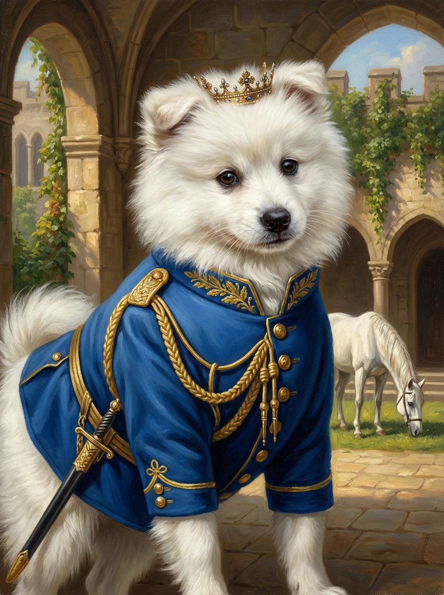 A comforting memorial pet portrait